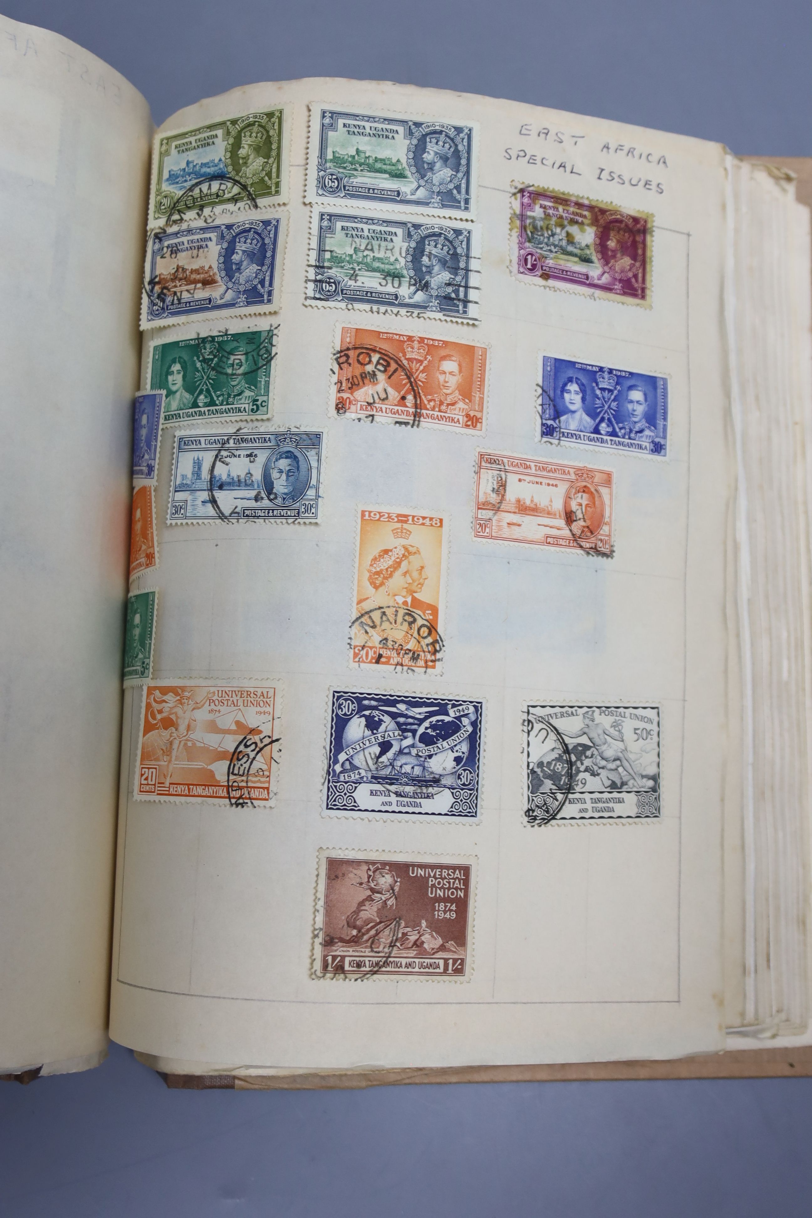 An album of world stamps